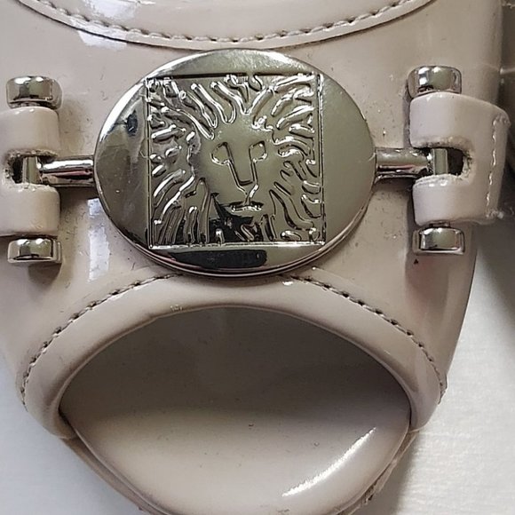 ANNE KLEIN | Women's Iflex Peep Toe Slingback Heels Beige Tan Size 7 - Picture 7 of 10